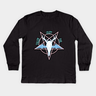 Fallen Creepy Evil Kids Long Sleeve T-Shirt